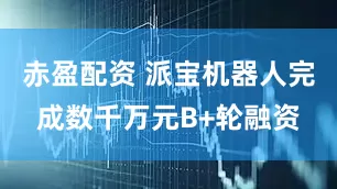 赤盈配资 派宝机器人完成数千万元B+轮融资